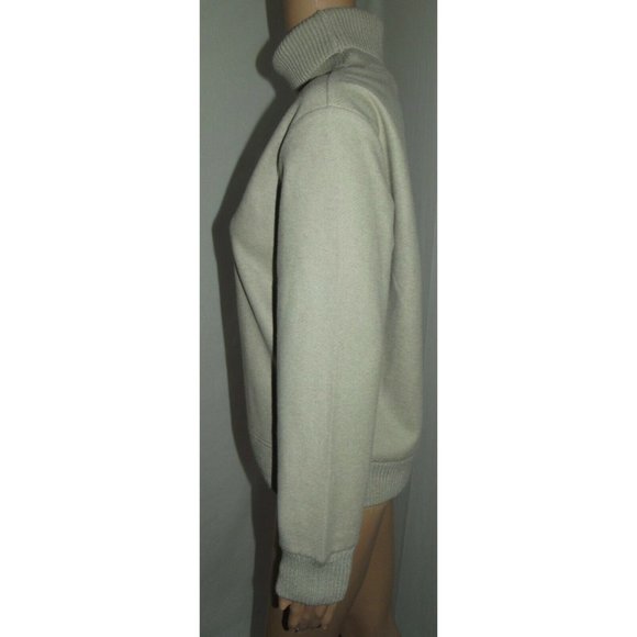 A New Day XS Tan Long Sleeve Turtleneck Sweatshirt Sweater Trim Shirt top - Picture 7 of 12
